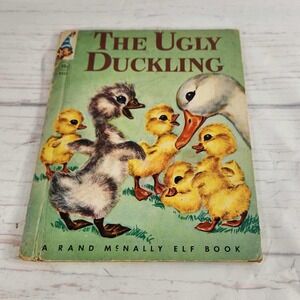 Vintage Rand McNally Elf Book The Ugly Duckling‎ 1959 Childrens